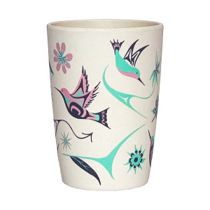 Bamboo Cup - Hummingbirds