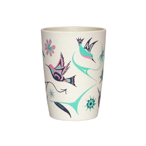 Bamboo Cup - Hummingbirds