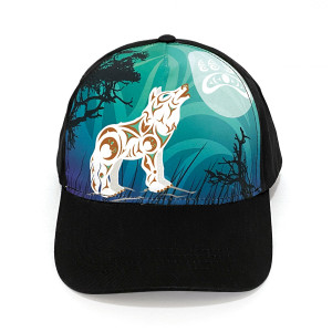 Adjustable Cap - Howling Wolf
