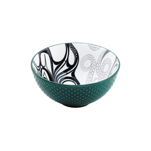 Canadian Indigenous Designed Porcelain Art Small Bowls | Native