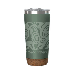 Cork Base Travel Mug (20oz) - Urban Wolf