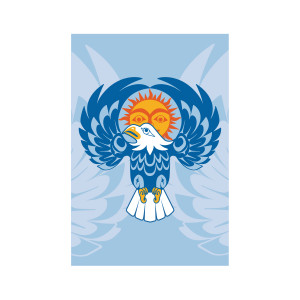 Postcard - Eagle Sun Postcard - Eagle Sun