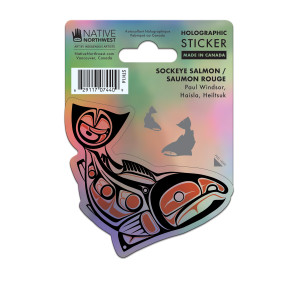 Holographic Sticker - Sockeye Salmon