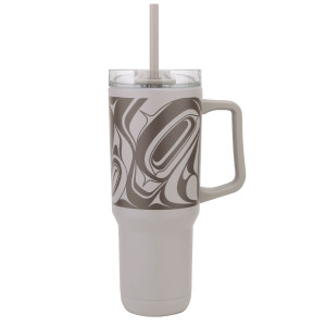 40oz Insulated Tumbler with Straw - Eagle