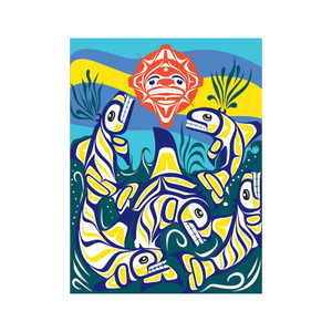 Folding Card - Good Morning Whale