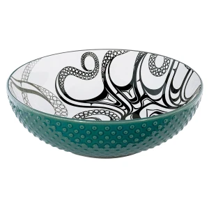 Porcelain Art Serving Bowl (Large) - Octopus (Nuu)