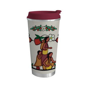 Art Travel Mug (18oz) - Heart Berry Gatherers