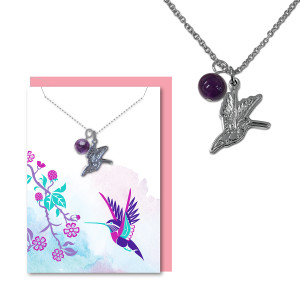 Healing Necklace - Hummingbird
