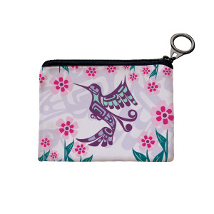 Coin Purse - Hummingbird (Purple/Pink)