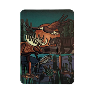 Embossed Metal Magnet - All My Relatives (Indinawemaaganidag)