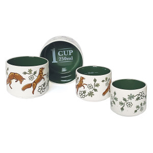 Ceramic Measuring Cup Set - Foxes (Wagooshna)