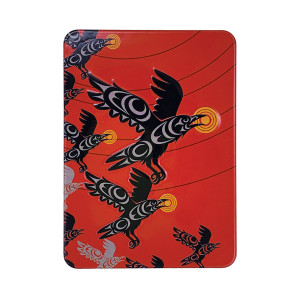 Canadian Indigenous Designed Embossed Metal Magnets | Native Northwest