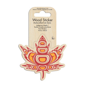 Wood Sticker - Indigenous Maple