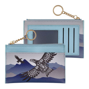Zippered Card Wallet - Soaring Eagle