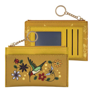 Zippered Card Wallet - Hummingbird (Nenookaasi)