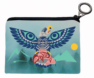 Coin Purse - Eagle Salmon