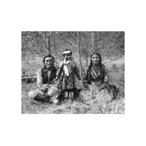 First Peoples Postcard - The Beaver Family