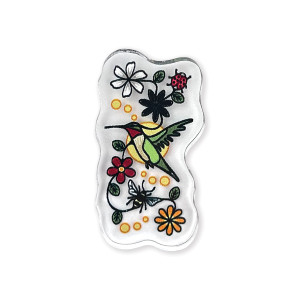 Acrylic Pin - Hummingbird (Nenookaasi)