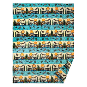 Fleece Blanket - All My Relatives (Indinawemaaganidag)
