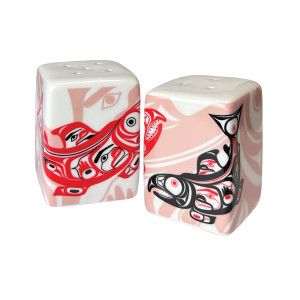 Salt & Pepper Shaker Set - Salmon