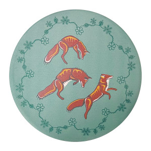Ceramic Trivet - Foxes (Wagooshna)
