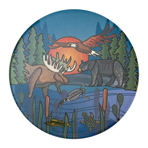 Ceramic Trivet - All My Relatives (Indinawemaaganidag)