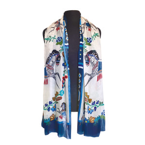 Signature Scarf - Horse (Gidagiza Mishtadim)