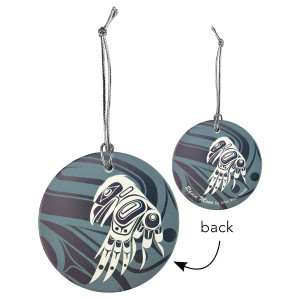 Ceramic Ornament - Raven Moon