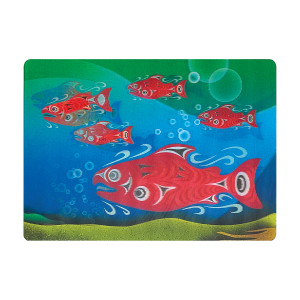 3D Lenticular Magnet - Coho Salmon