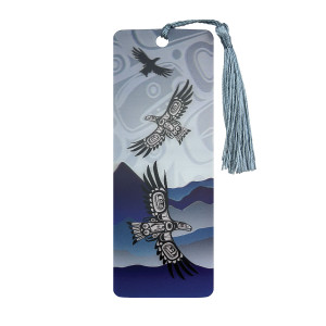3D Lenticular Bookmark - Soaring Eagle
