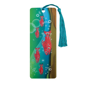 3D Lenticular Bookmark - Coho Salmon