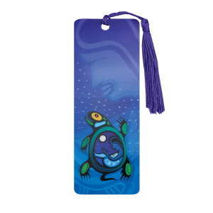 3D Lenticular Bookmark - Turtle