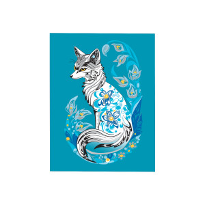 Folding Card - Foxy
