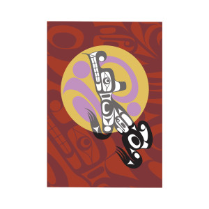 Postcard - Wolf Moon