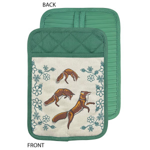 Silicone Potholder - Foxes (Wagooshna)