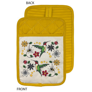 Silicone Potholder - Hummingbird (Nenookaasi)