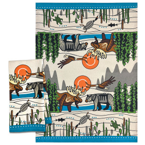 Printed Tea Towel - All My Relatives (Indinawemaaganidag)