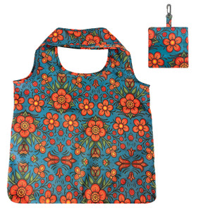 Foldable Shopping Bag - Prairie Beadwork