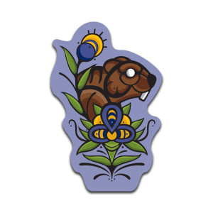 3D Magnet - Beaver - Wisdom