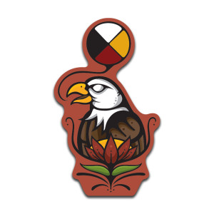 3D Magnet - Eagle - Love