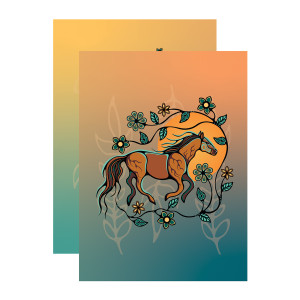 Notebook - Horse (Bebezhigooganzhii)