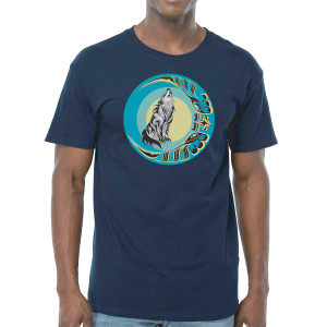 T-shirt - Spirit Wolf and Eagle Moon