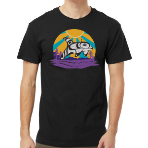 T-shirt - Killer Whale (Black)
