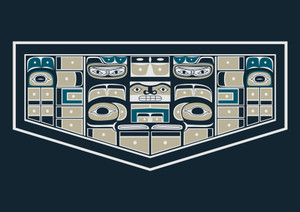 Postcard - Chilkat Raven