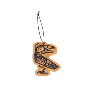 Wood Ornament - Raven