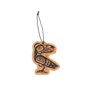 Wood Ornament - Raven
