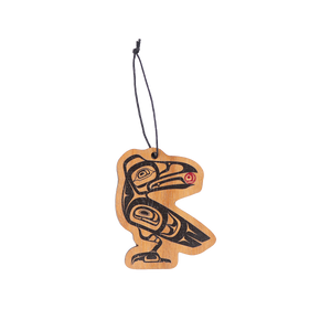Wood Ornament - Raven