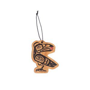 Wood Ornament - Raven