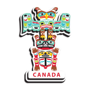 3D Magnet - Totem (Canada)