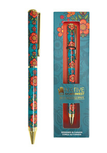 Premium Ballpoint Pen - Prairie Beadwork